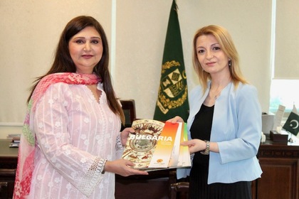 Ambassador Irena Gancheva met with the Secretary of the National Heritage and Culture Division of the Federal Government of Pakistan